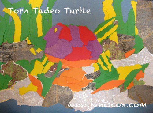 Torn Tadeo Turtle by Janis Cox